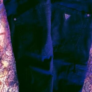 Guess Slim Midrise 33 Jet Black